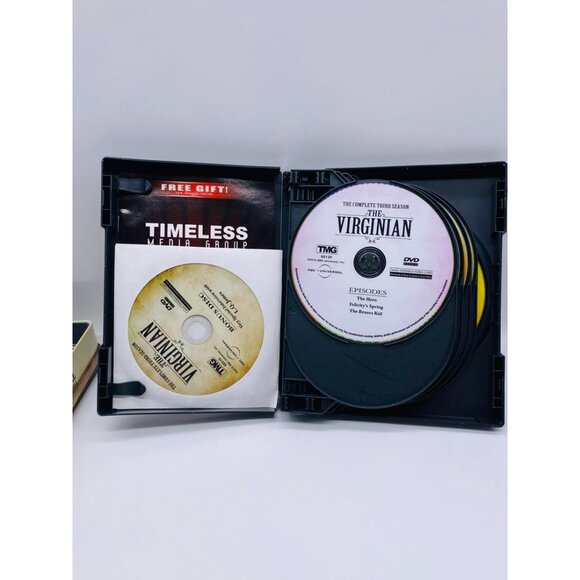 "The Virginian" Complete Third Season DVD Set 30 Full Color Episodes, EUC - Picture 5 of 16